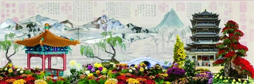 整个展台生动刻画了泉城济南的特色风貌 济南市天下第一泉风景区供图